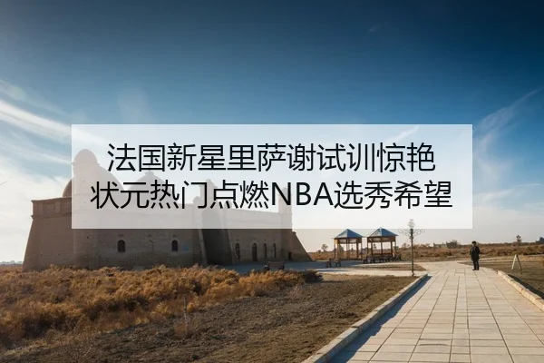 法国新星里萨谢试训惊艳 状元热门点燃NBA选秀希望 | CROWN SPORTS
